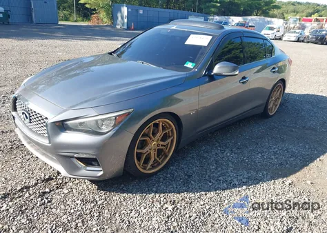 2018 Infiniti Q50 3.0T Luxe z USA, uszkodzony, nr VIN JN1EV7AP8JM355183